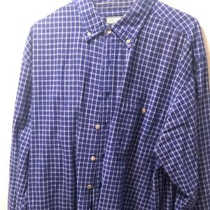 Generra Royal Blue Long Sleeve Dress Shirt - XL